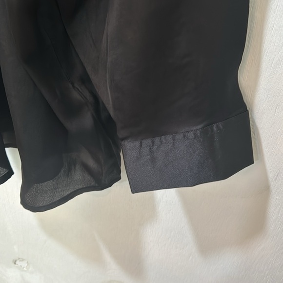 ASOS DESING BUTTON UP DRESS SHIRT BLACK LONG SLEEVE MEN Sz 3XL - Picture 8 of 10